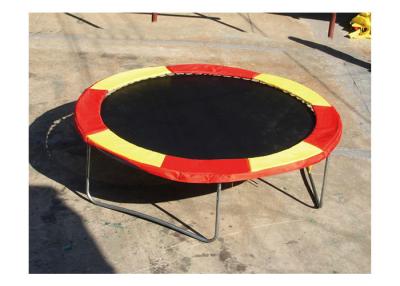 China Fitness Single Person Trampoline 12 Mm Thickness PVC Fabric UV Resistant for sale