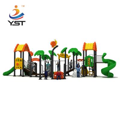 China Residential Area Kids Playground Slide Sand Blasting Craft ISO Certification for sale