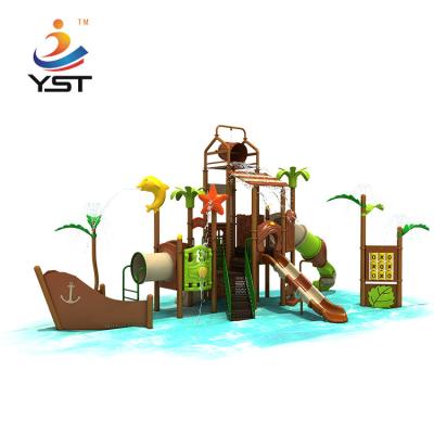 China Outdoor Water Park Playground Equipment , Water Park Play Structures ROHS Approved for sale