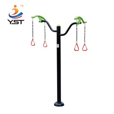 China Galvanized / Steel Outdoor Workout Equipment Tai Chi Hands Push Apparatus for sale