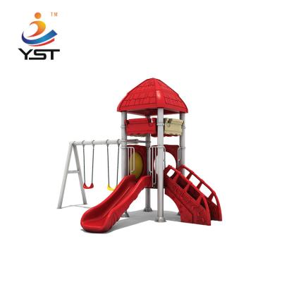 China Anti crack Playground Outdoor Swing Set With Slide Combination for sale