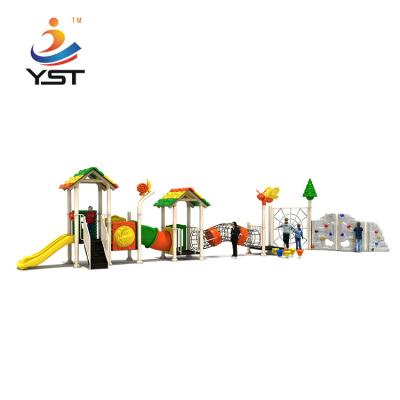China Kids Outdoor Playground Equipment Large Plastic Combined Slide Tube Sets for sale