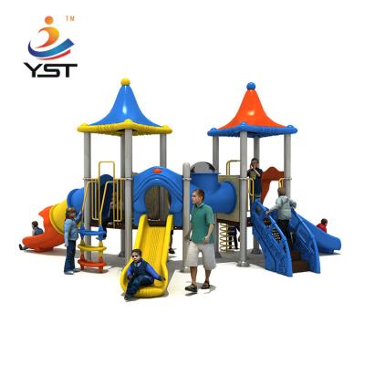 China GS Adventure Park Galvanized Kids Playground Slide 15 Kids Capacity for sale