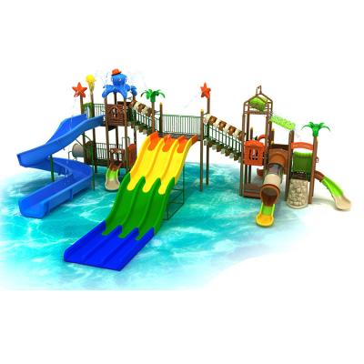 China Swimming Pool Game Fiberglass Large Kids Slide Anti Ultraviolet for sale
