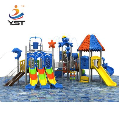 China Anti UV Water Park Playground Equipment Galvanized Sandblasting for sale
