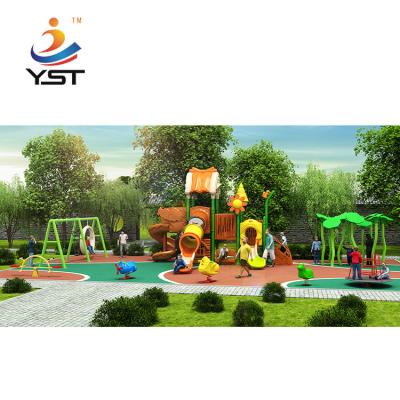 China Linear LLDPE Plastic Kids Playground Slide Anti Crack With Steel Plate for sale