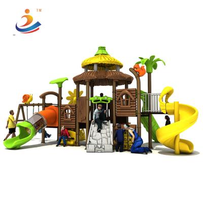 China Forest Amusement Polyethylene Playground Equipment glijdt ODM Te koop