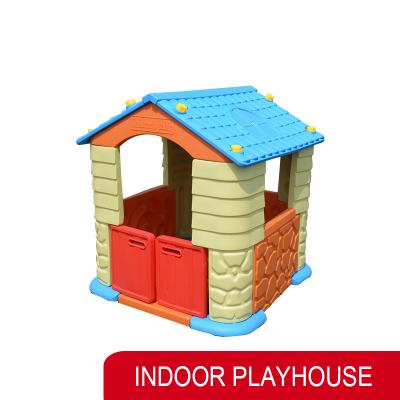 China Indoor Playground Pretend Plastic Cottage Playhouse For Kids Educational Interactive for sale