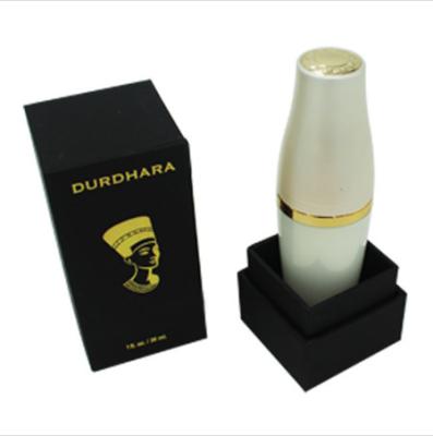China Black Color Paper Packing Box Gold Hot Foil Logo Lid Base Light Gift package for sale