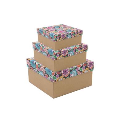 China Kraft Paper Gift Packing Boxes Personalised Foldable Packaging Eco Friendly for sale