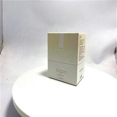 China Square Middle Lid Cosmetic Paper Box For Store Face Cream for sale