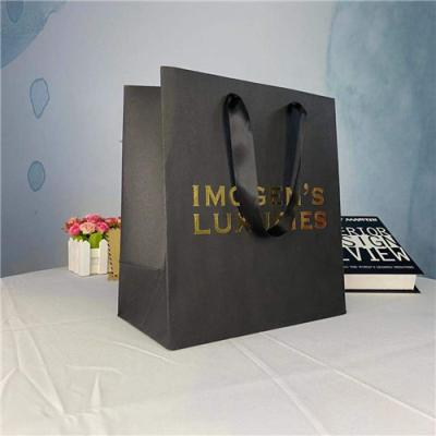 China Recyclable Logo Custom Printed Paper Bags For Shopping for sale