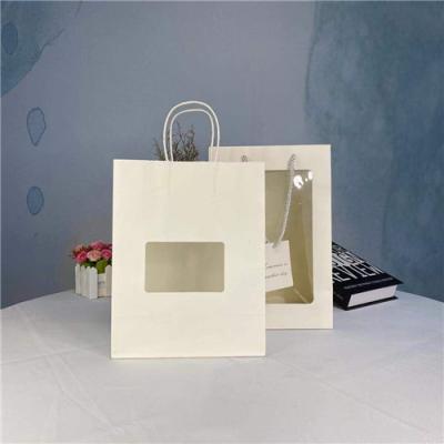 China Eco Friendly PVC Custom Printed Paper Bags For Place Bread for sale