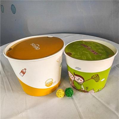 China Restaurant 400GSM Package Paper Box Take Out Disposable Food Containers for sale