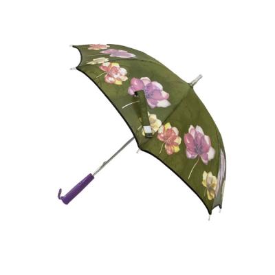 China 18 Inches Kids Led Umbrella Led Handle LED Fiberglass With Magic Printing for sale