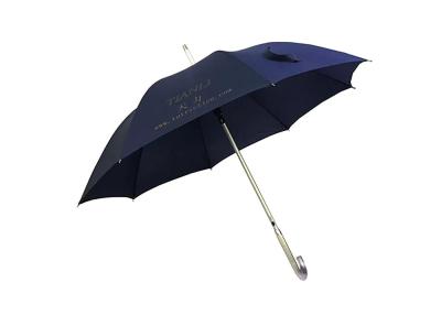 China Adverting Aluminium Umbrella J Handle Rainproof Portable For Women Men for sale