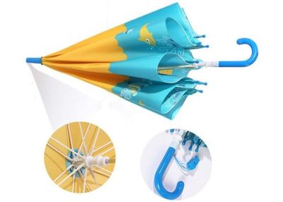China Un paraguas lindo más fuerte de los niños, pequeño paraguas para la impresión a todo color de la pongis de los niños en venta
