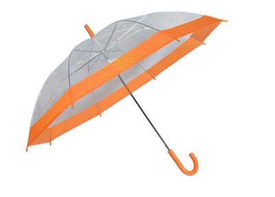 China Automatic Poe Materials Promotional Printed Umbrella For Advertising Border Piping Edge for sale