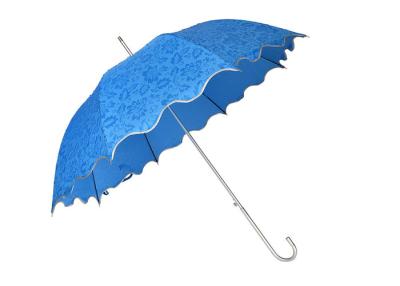China Blue Watermark Printing Promotional Gifts Umbrellas Standsard Size Aluminum Frame for sale