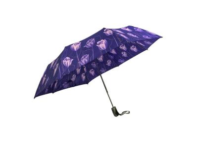 China Silk Screen Printing Fold Away Umbrella , Lightweight Folding Umbrella for sale