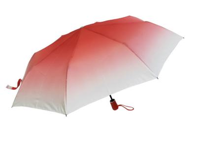China Windproof Folding Travel Umbrella , UV Protection Travel Umbrella Color Changing for sale