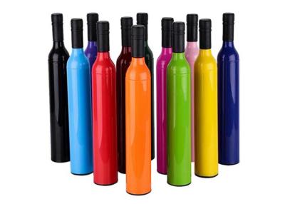 China Gift Water Dripping Folding Wine Bottle Umbrella Rich Color Logo Printed Preventing for sale