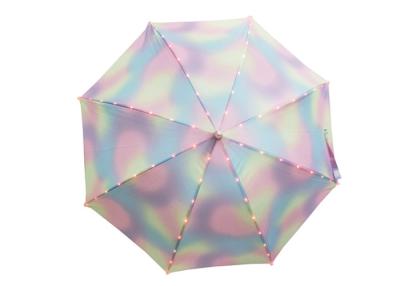 China Fulgor elegante completamente conduzido claro do guarda-chuva criativo da lanterna elétrica para a noite à venda