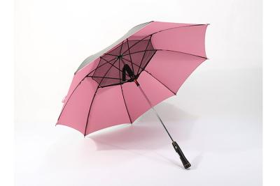 China 105cm Manual Open Umbrella With Battery Function , Cooling Umbrella With Fan for sale