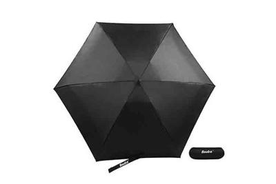 China Customized Logo Printing Aluminium Umbrella Manual Open Close Pocket Umbrella for sale