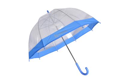 Chine Le dôme forment le parapluie transparent de pluie de tissu de POE à vendre