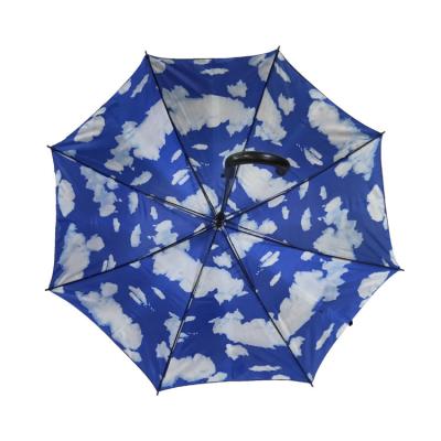 China Double Layer 27 Inches Windproof Golf Umbrellas for sale