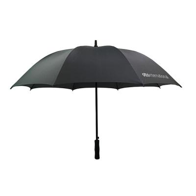 China Factory RPET Custom Umbrella Fiberglass EVA Handle Golf Umbrella for sale
