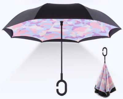 Chine parapluie inversé par inverse de polyester d'axe en métal de 8mm à vendre