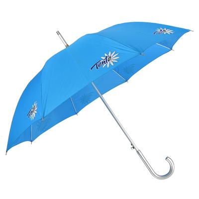 China BSCI 8mm Metal Shaft Straight Aluminium Umbrella for sale