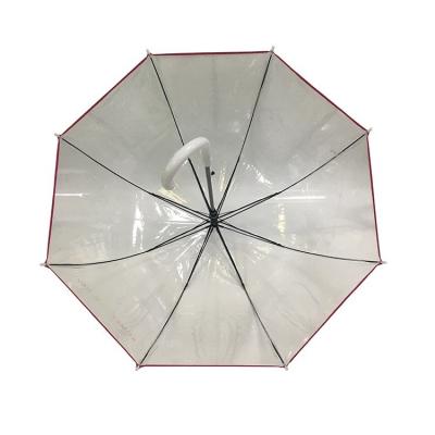 China El paraguas transparente vendedor caliente fantástico en venta ve a través el paraguas en venta