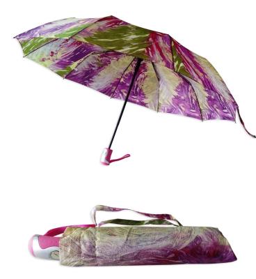 China Parasol Waterproof/Windproof 2 Folding Colorful Umbrella for Women for sale