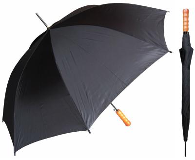 China Proteja contra intempéries o guarda-chuva automático da vara de 23 polegadas com o punho da forma de J à venda