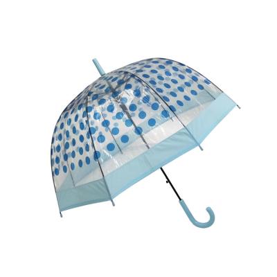 China Windproof Apollo Element Dot Transparent Rain Umbrella for sale