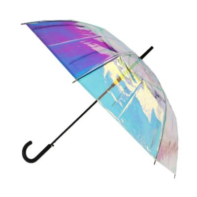 China Auto Open Holographic Mylar Magicbrella POE Umbrella for sale