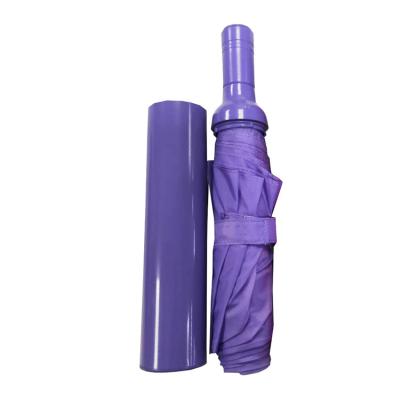 China 190T Polyester Manual Open Wine Bottle Umbrella Diameter 37in For Promotion for sale