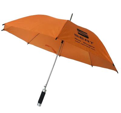Китай BV аттестовал зонтик ручки полиэстера 190T автоматический открытый длинный продается