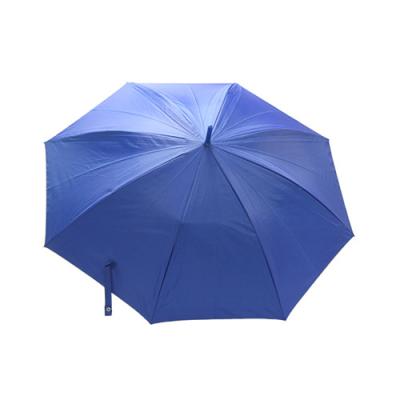 China Custom Color UV Coating Pongee Fabric Umbrella With J Handle for sale