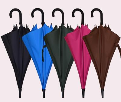 China Diameter 105CM RPET Pongee Solid Color Umbrella for sale