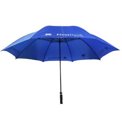 China BSCI Waterproof Fiberglass Windproof Golf Umbrellas for sale
