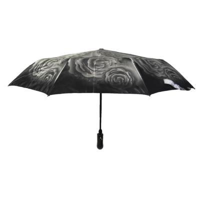 China TUV Auto Open And Close Pongee Foldable Windproof Umbrella For Sun Protection for sale