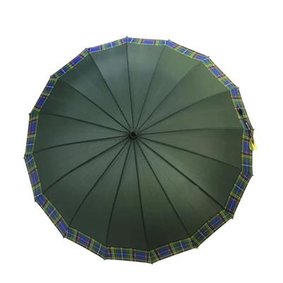中国 長いハンドルが付いているOEM 24kのまっすぐな防風の傘 販売のため