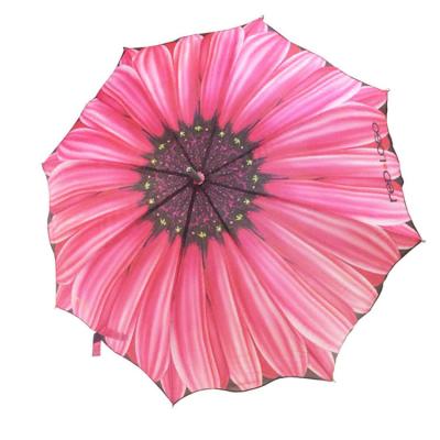 China EN71 Creative Flower Shaped 3 Folding Umbrella 23 Inchx8K For Ladies for sale
