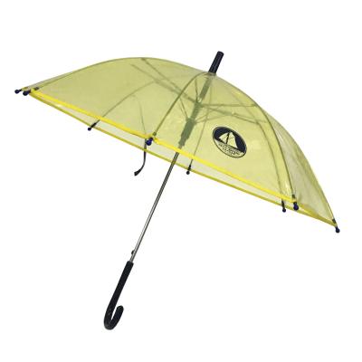 China OEM Transparent Dome POE Kids Compact Umbrella AZO Free for sale