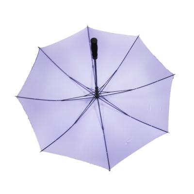 China 190T Pongee Double Canopy Fiberglass Windproof Golf Umbrella Straight Oversize for sale
