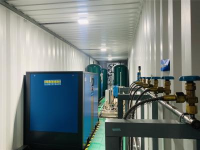 China Generador en contenedor cúbico del oxígeno del envase de la planta del oxígeno 10~50 en venta